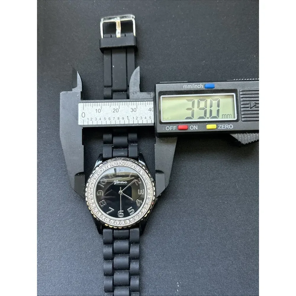 Geneva Black Dial And Band Women’s Quartz Watch